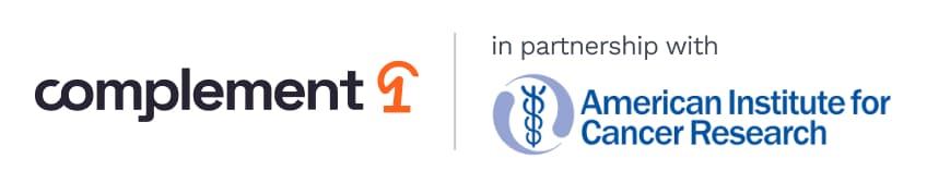 Partnership between AICR and Complement 1